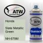 Preview: Honda, Slate Metallic Green, NH-679M: 400ml Sprühdose, von ATW Autoteile West.